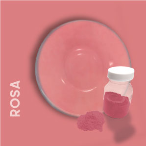 esmalte rosa para vidrio